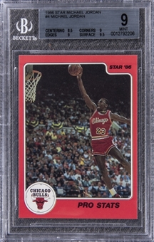 1985-86 Star "Pro Stats" #4 Michael Jordan - BGS MINT 9